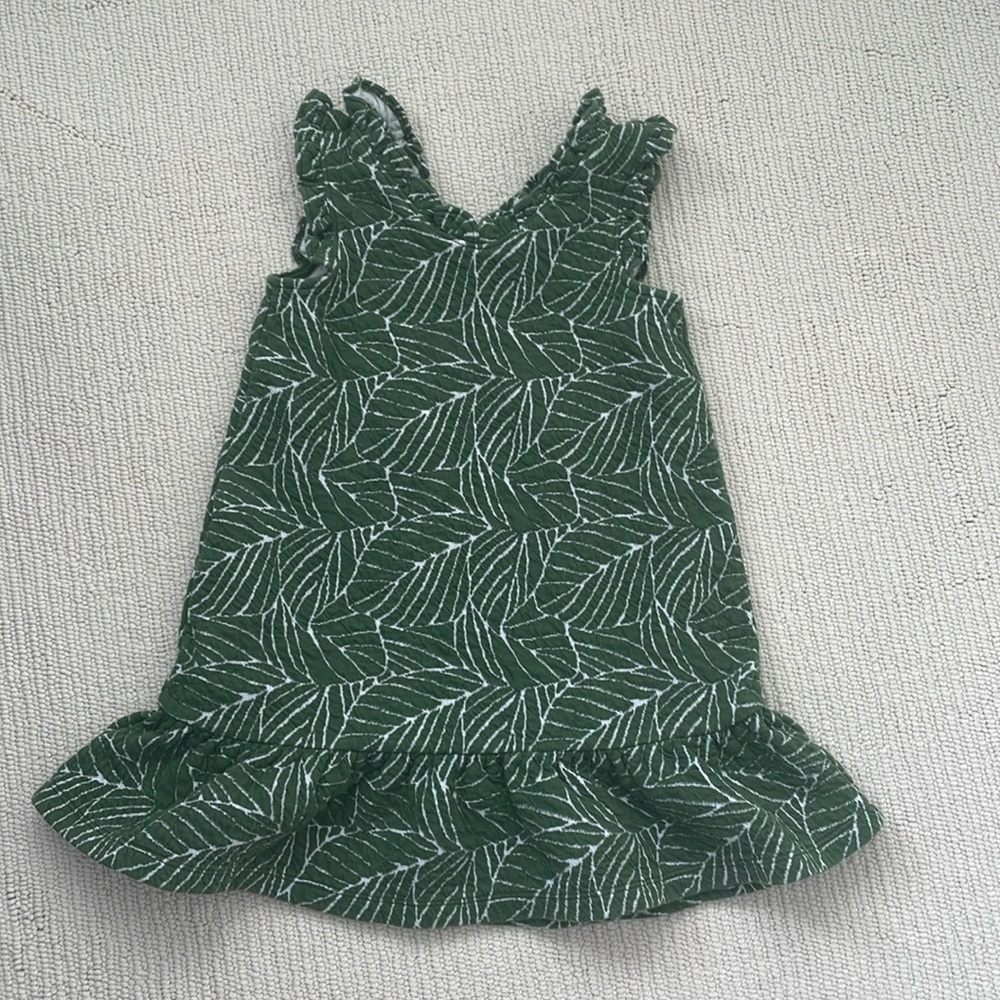 Janie & Jack Jungle Green Dress 4T